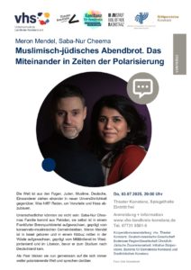 Muslimisch-jüdisches Abendbrot. Das Miteinander in Zeiten der Polarisierung