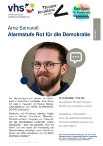 Alarmstufe Rot für die Demokratie